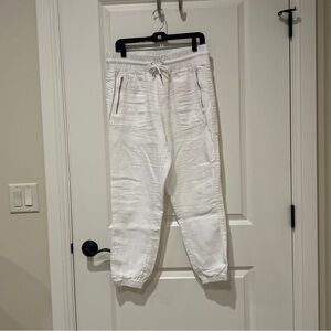 Athleta White Track Pants